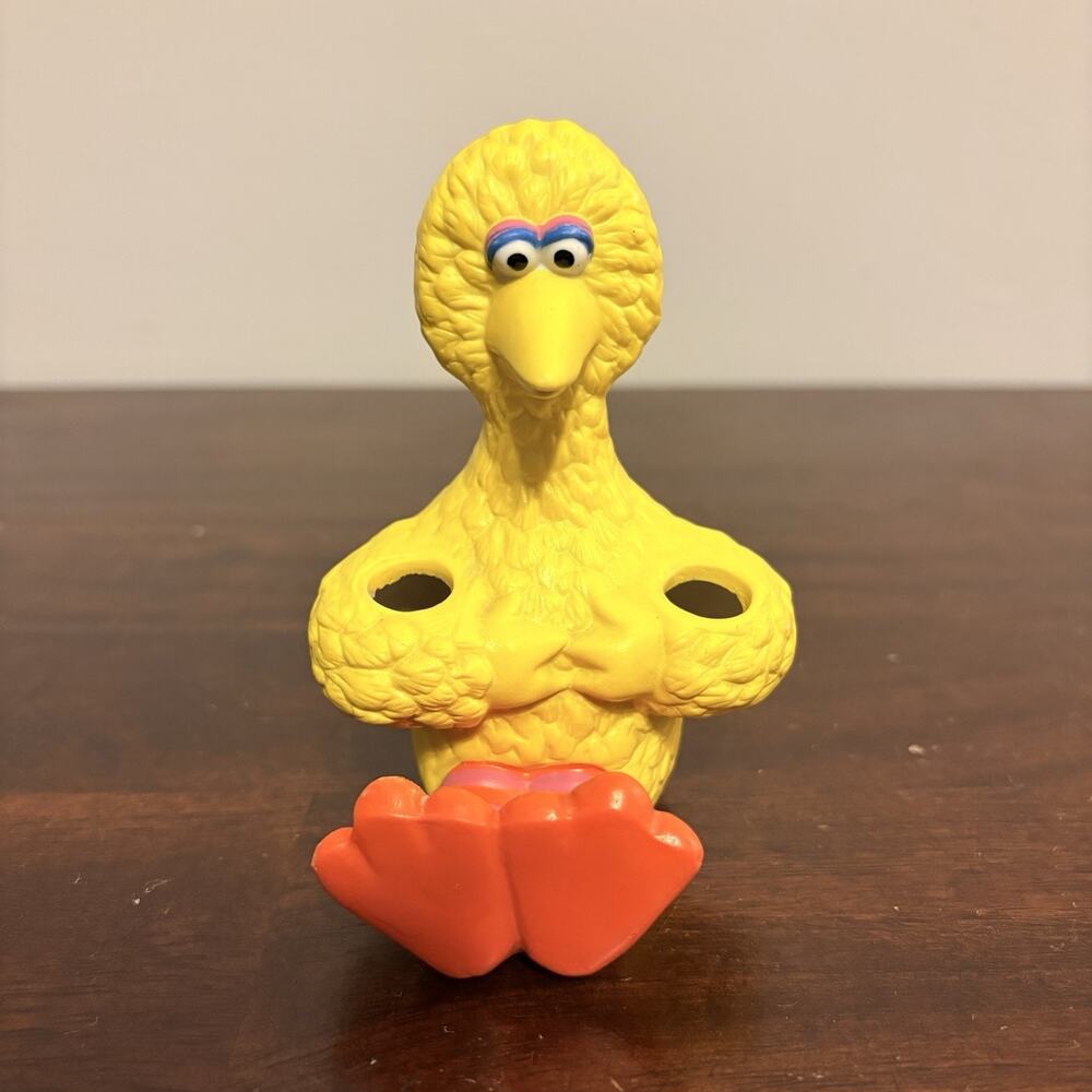 Ceramic Big Bird Toothbrush Holder